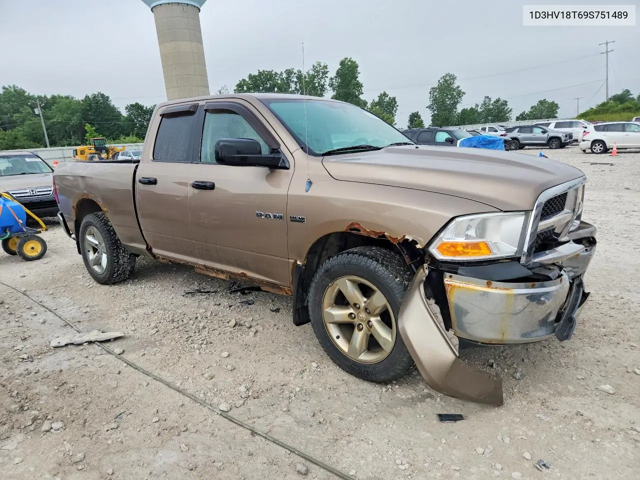 2009 Dodge Ram 1500 VIN: 1D3HV18T69S751489 Lot: 56538436