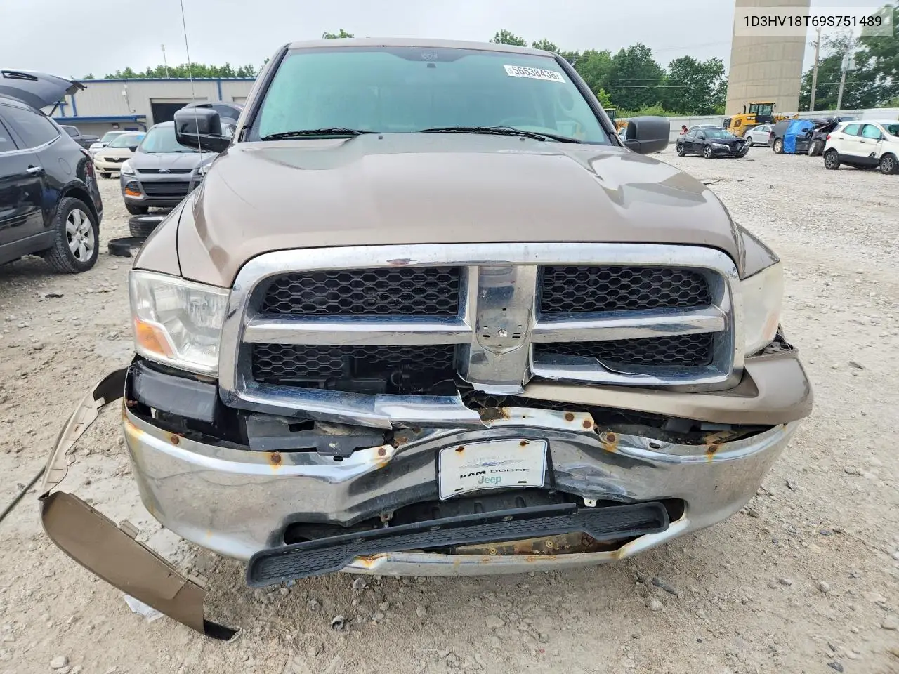 2009 Dodge Ram 1500 VIN: 1D3HV18T69S751489 Lot: 56538436