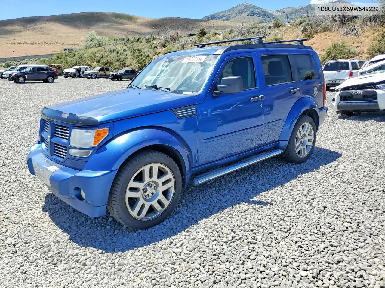 2009 Dodge Nitro R VIN: 1D8GU58X69W549229 Lot: 56707536