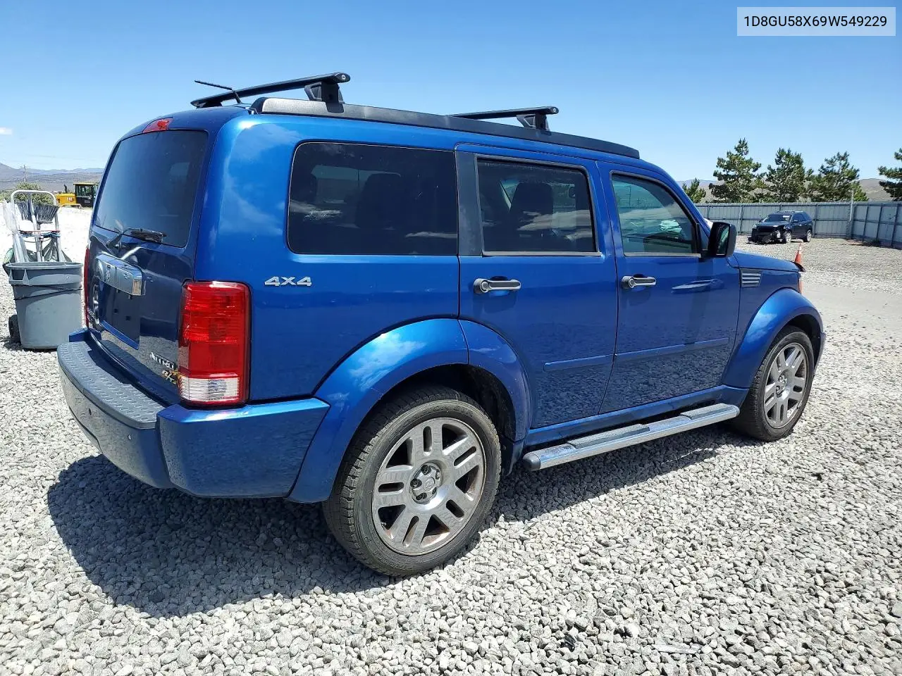 2009 Dodge Nitro R VIN: 1D8GU58X69W549229 Lot: 56707536
