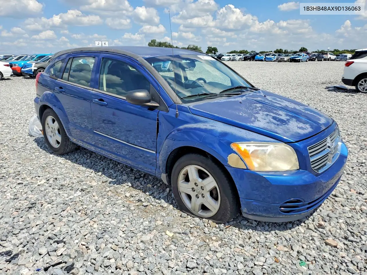 2009 Dodge Caliber Sxt VIN: 1B3HB48AX9D136063 Lot: 58177166