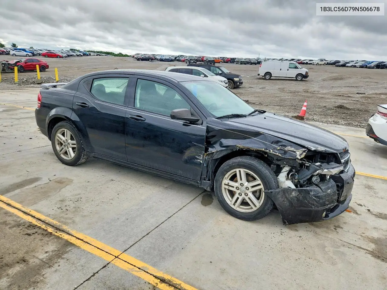 2009 Dodge Avenger Sxt VIN: 1B3LC56D79N506678 Lot: 58209926