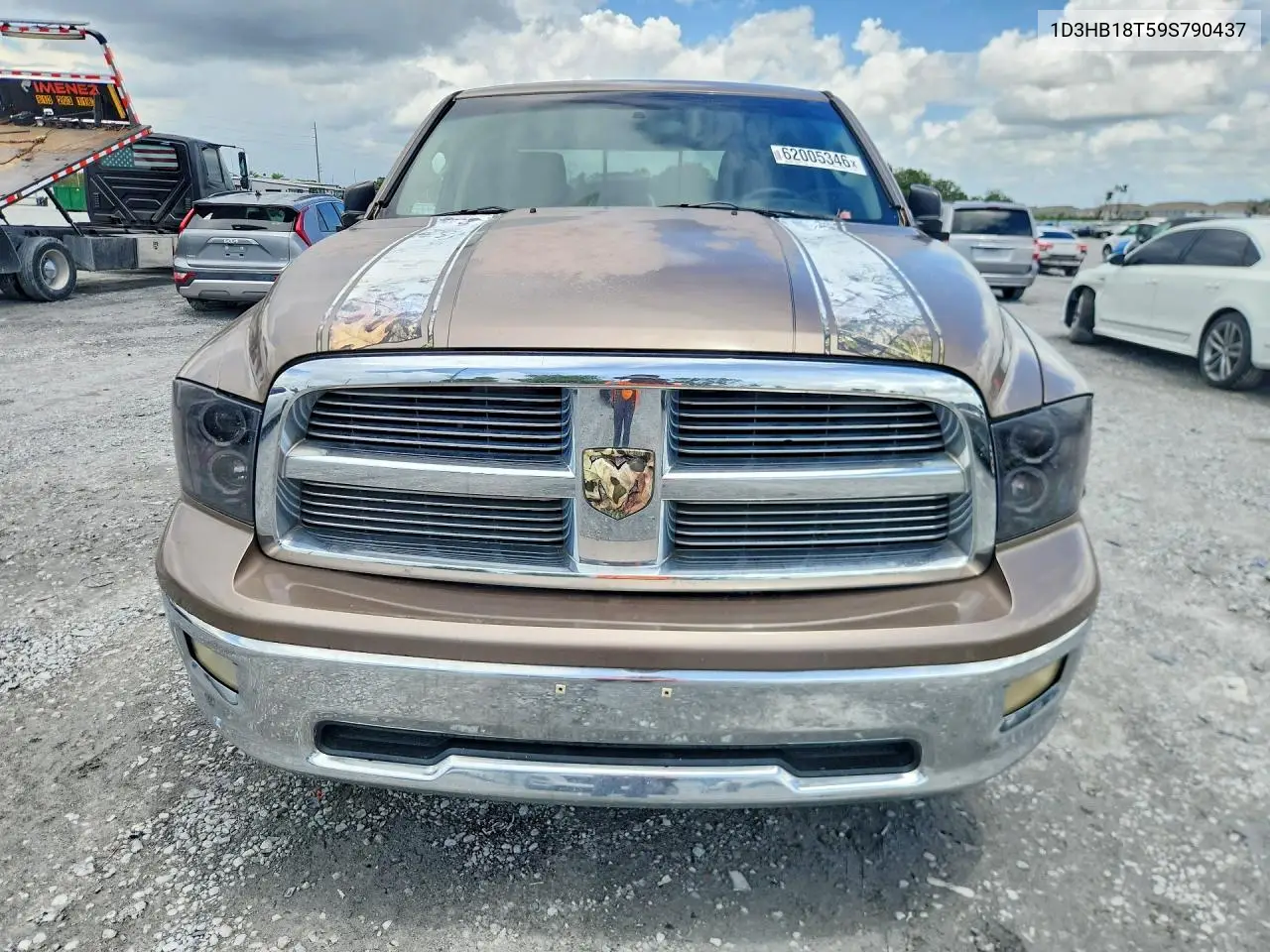 2009 Dodge Ram 1500 VIN: 1D3HB18T59S790437 Lot: 62005346