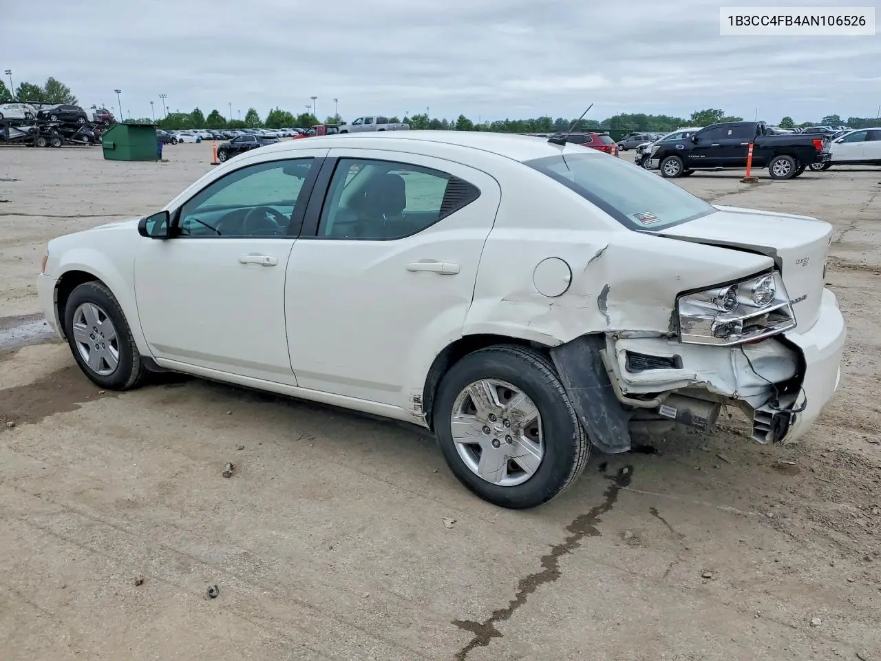 2010 Dodge Avenger Sxt VIN: 1B3CC4FB4AN106526 Lot: 54439906
