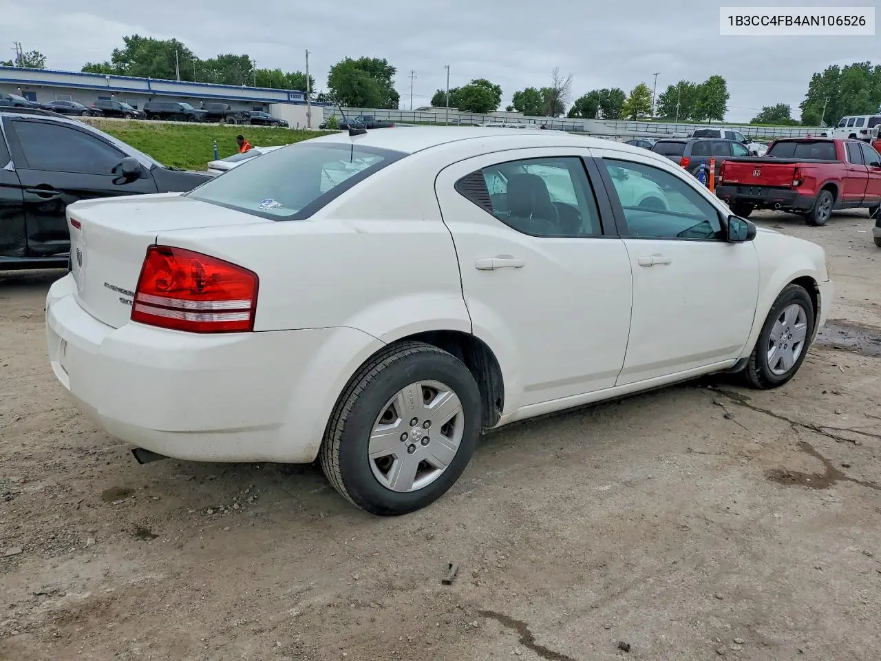 2010 Dodge Avenger Sxt VIN: 1B3CC4FB4AN106526 Lot: 54439906