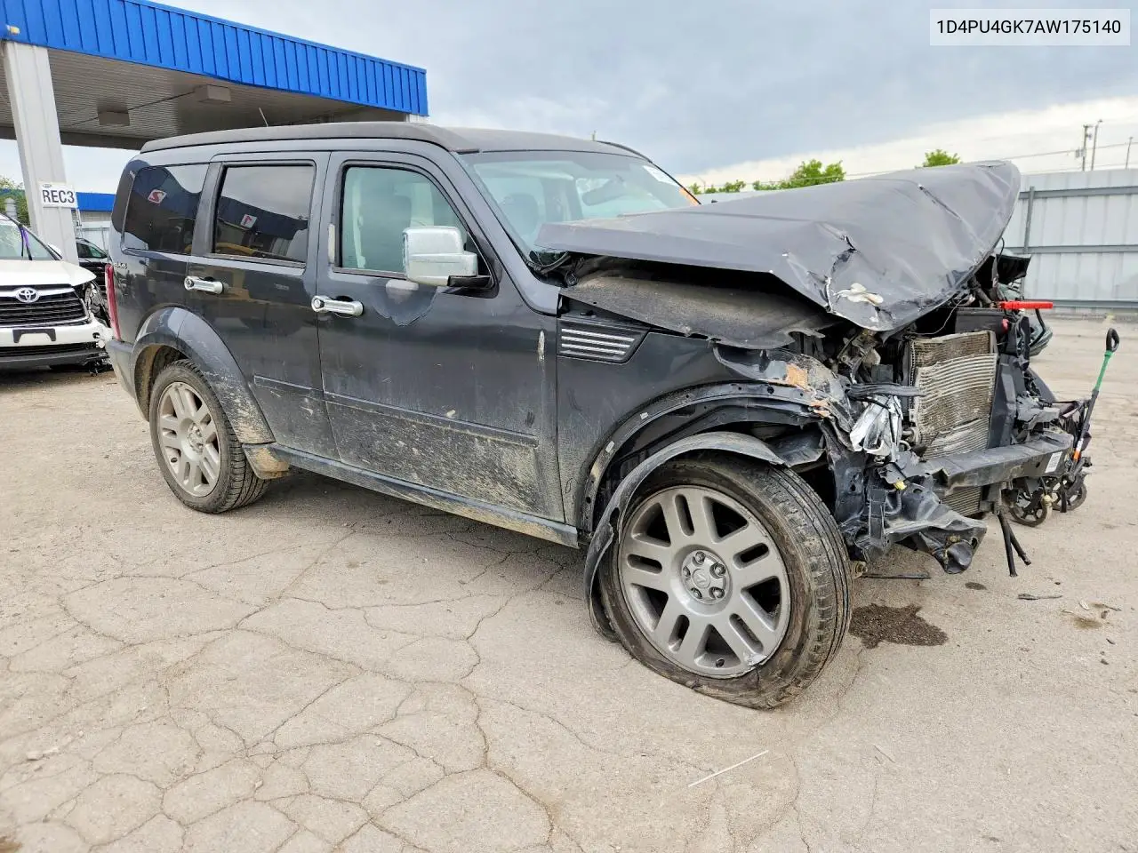 2010 Dodge Nitro Heat VIN: 1D4PU4GK7AW175140 Lot: 55402396