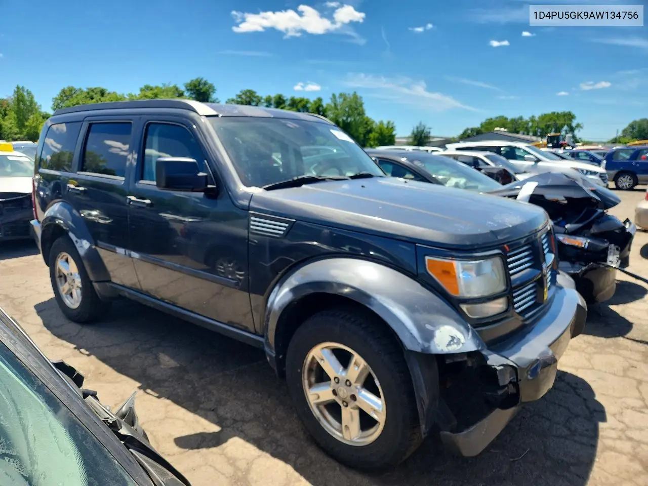 2010 Dodge Nitro Sxt VIN: 1D4PU5GK9AW134756 Lot: 56801526