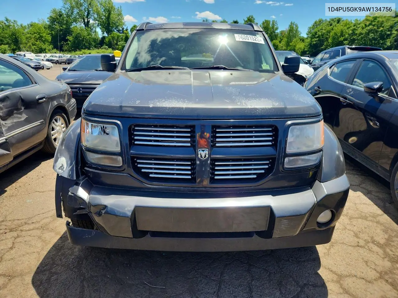 2010 Dodge Nitro Sxt VIN: 1D4PU5GK9AW134756 Lot: 56801526