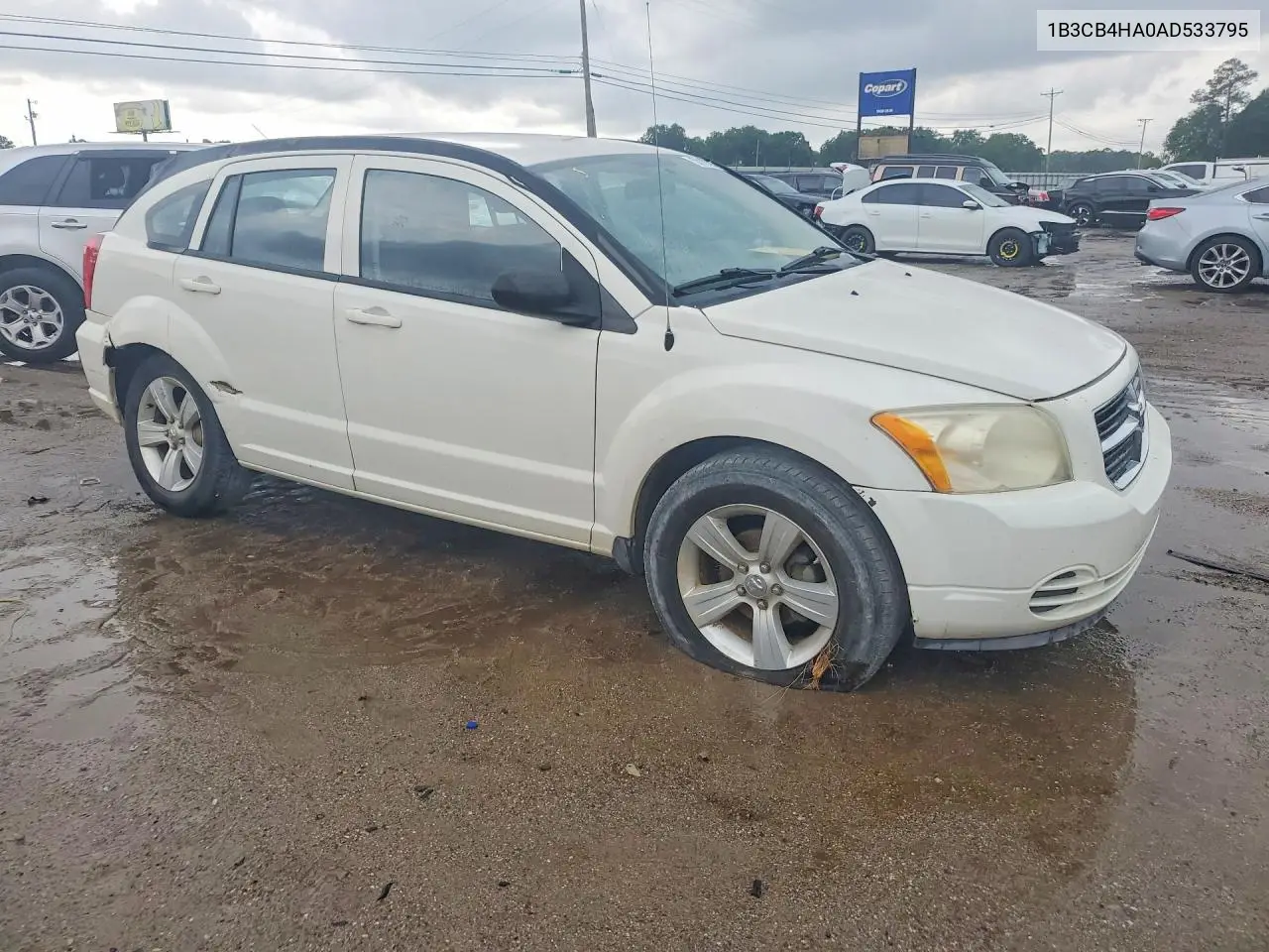 2010 Dodge Caliber Sxt VIN: 1B3CB4HA0AD533795 Lot: 57197246