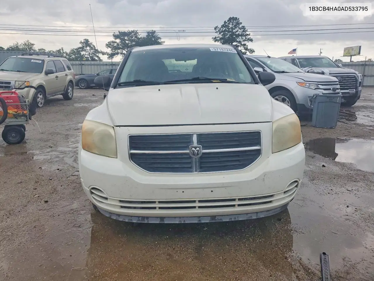 2010 Dodge Caliber Sxt VIN: 1B3CB4HA0AD533795 Lot: 57197246