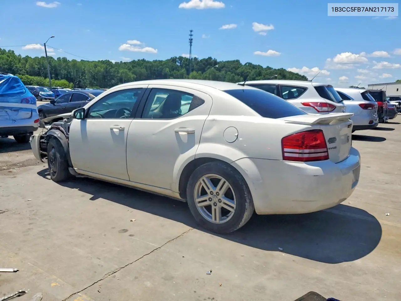 2010 Dodge Avenger R VIN: 1B3CC5FB7AN217173 Lot: 57469876