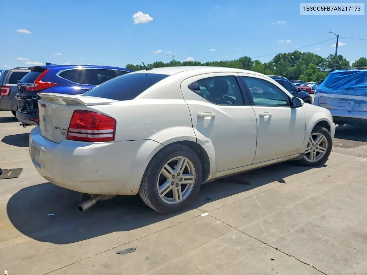 2010 Dodge Avenger R VIN: 1B3CC5FB7AN217173 Lot: 57469876