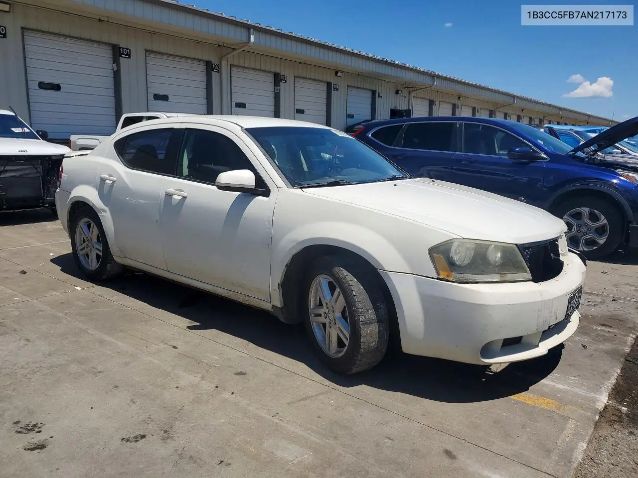 2010 Dodge Avenger R VIN: 1B3CC5FB7AN217173 Lot: 57469876