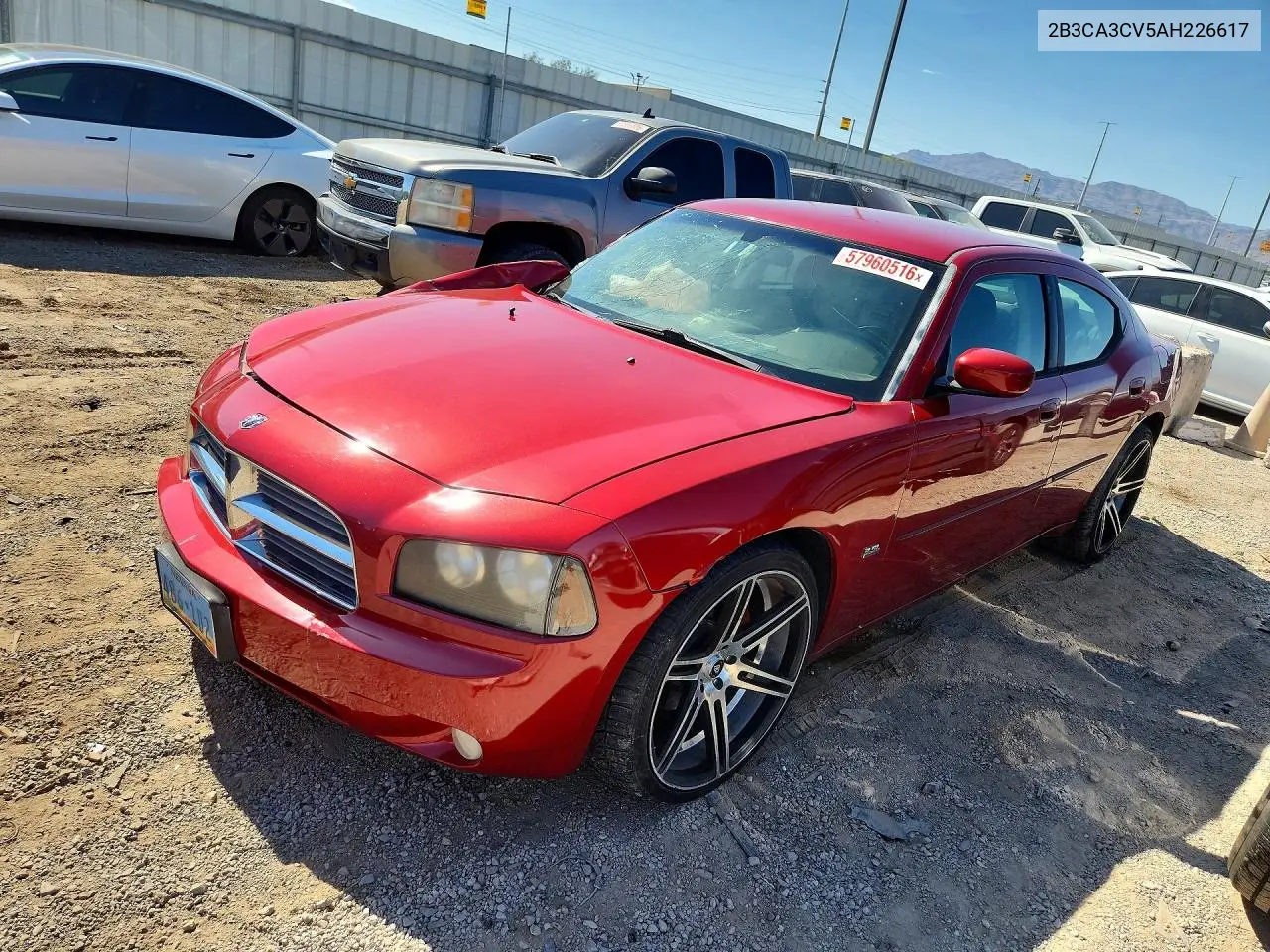 2010 Dodge Charger Sxt VIN: 2B3CA3CV5AH226617 Lot: 57960516