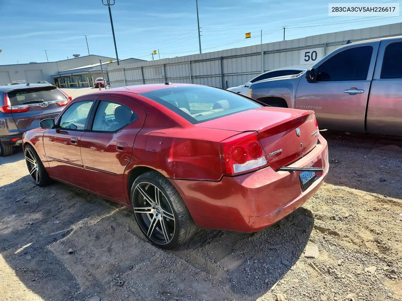 2010 Dodge Charger Sxt VIN: 2B3CA3CV5AH226617 Lot: 57960516