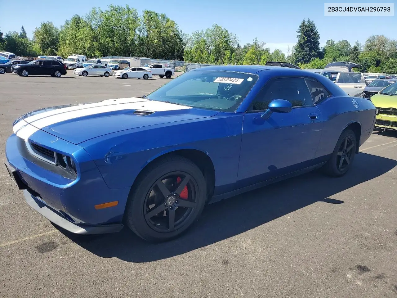 2010 Dodge Challenger Se VIN: 2B3CJ4DV5AH296798 Lot: 58309426