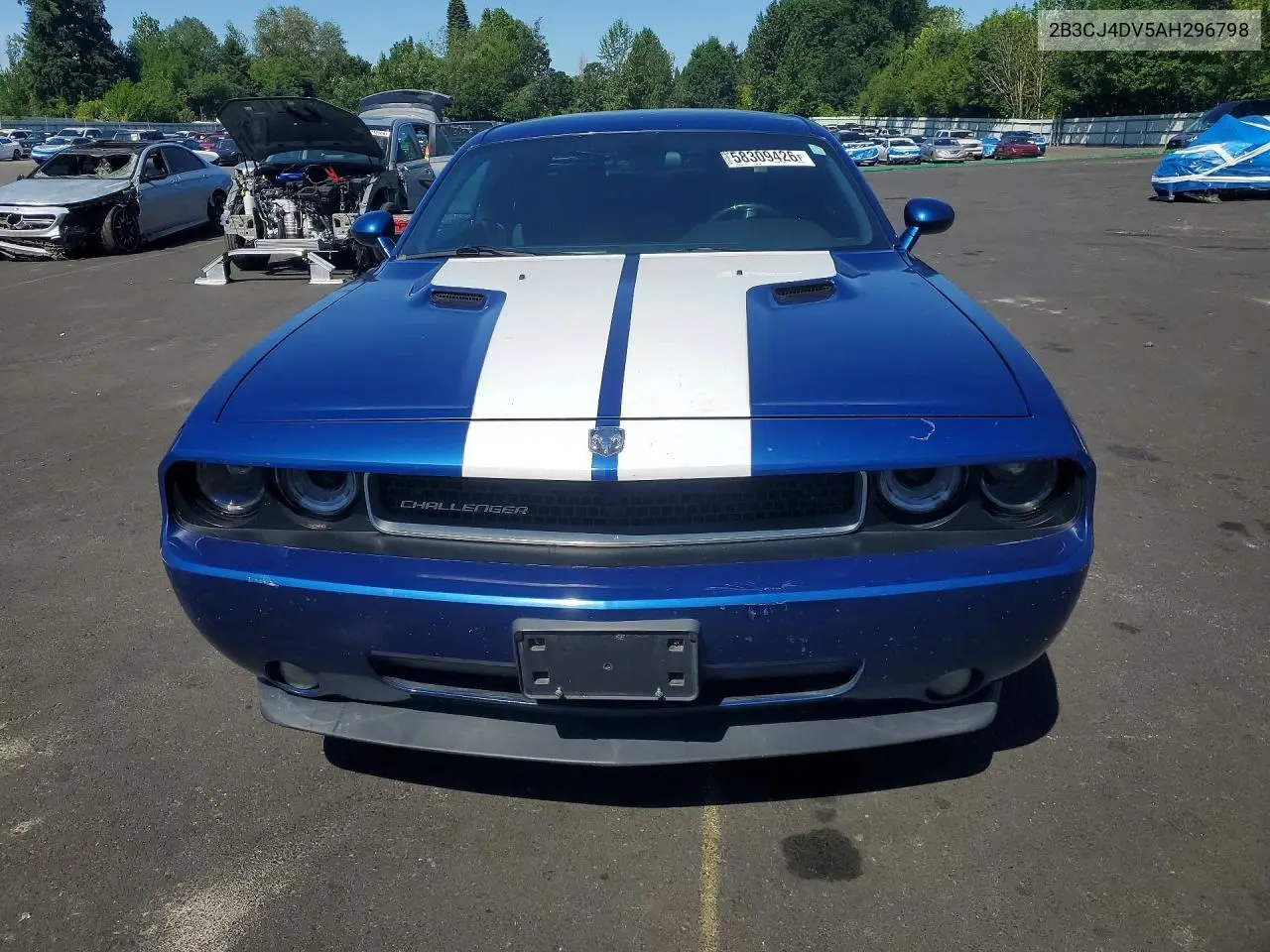 2010 Dodge Challenger Se VIN: 2B3CJ4DV5AH296798 Lot: 58309426