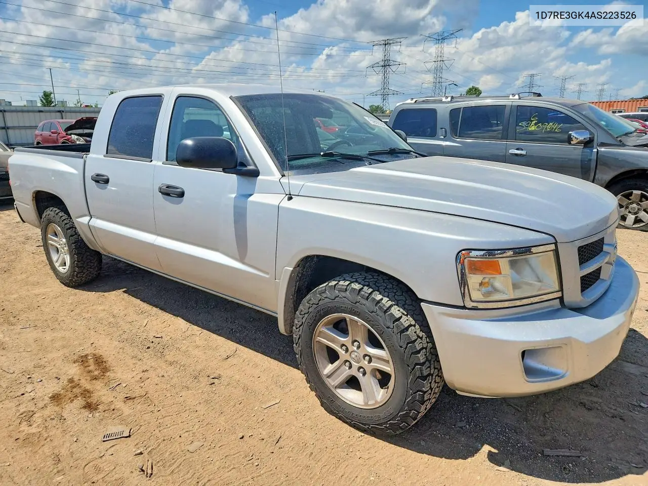 2010 Dodge Dakota Sxt VIN: 1D7RE3GK4AS223526 Lot: 59593946