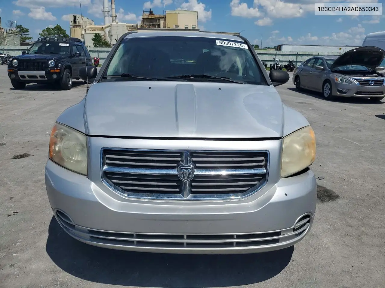 2010 Dodge Caliber Sxt VIN: 1B3CB4HA2AD650343 Lot: 60307226