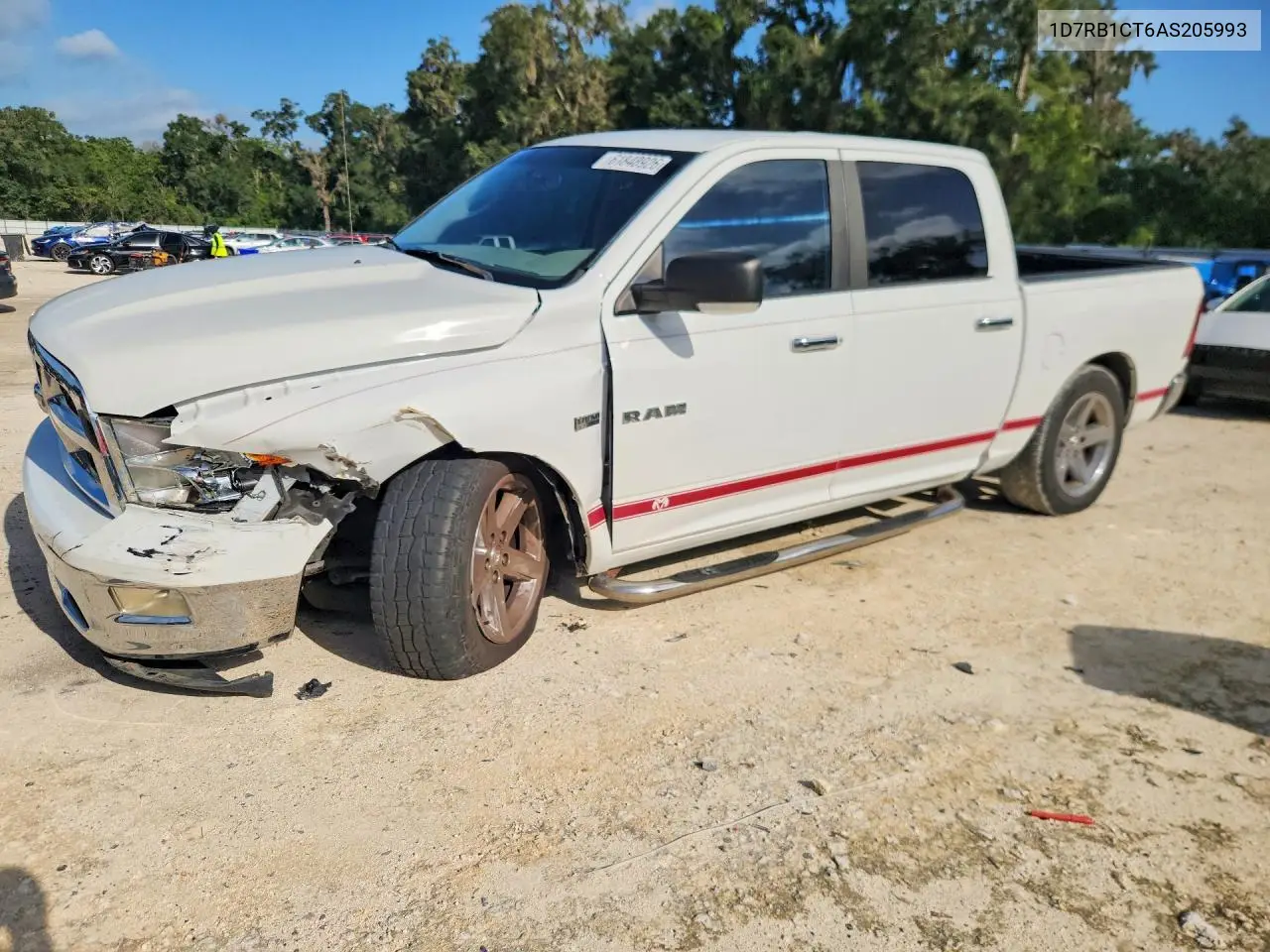 2010 Dodge Ram 1500 VIN: 1D7RB1CT6AS205993 Lot: 61848926