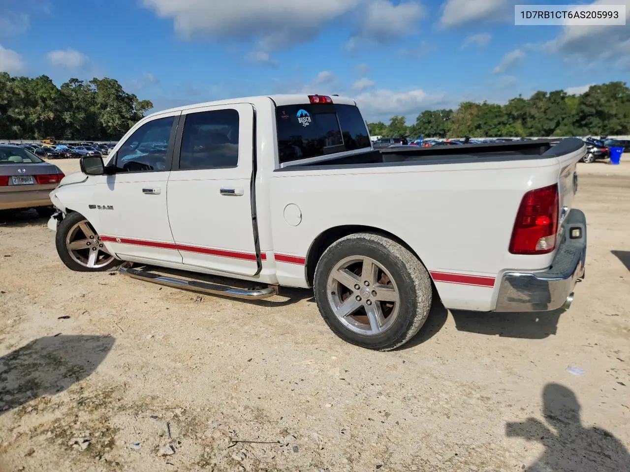2010 Dodge Ram 1500 VIN: 1D7RB1CT6AS205993 Lot: 61848926