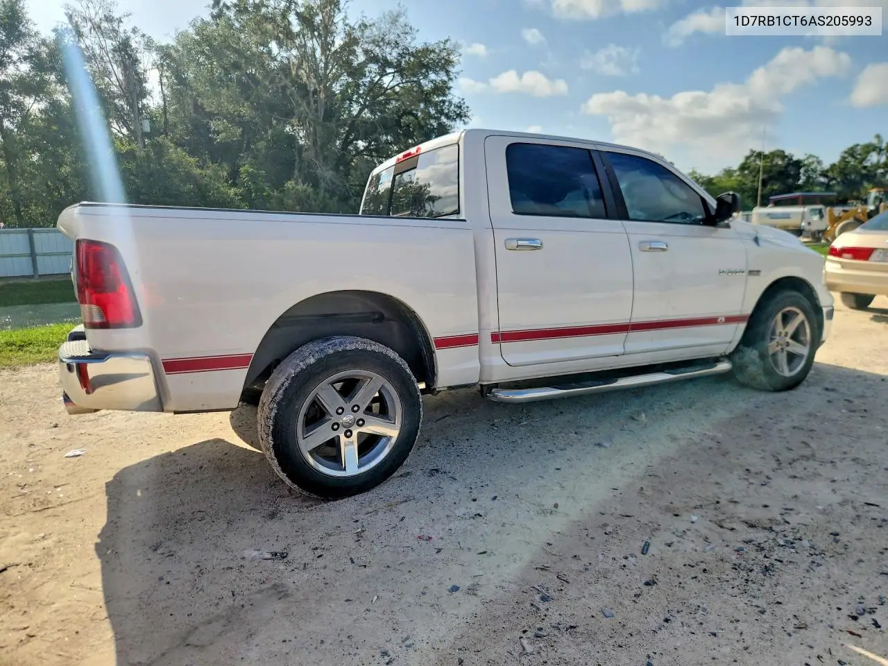 2010 Dodge Ram 1500 VIN: 1D7RB1CT6AS205993 Lot: 61848926