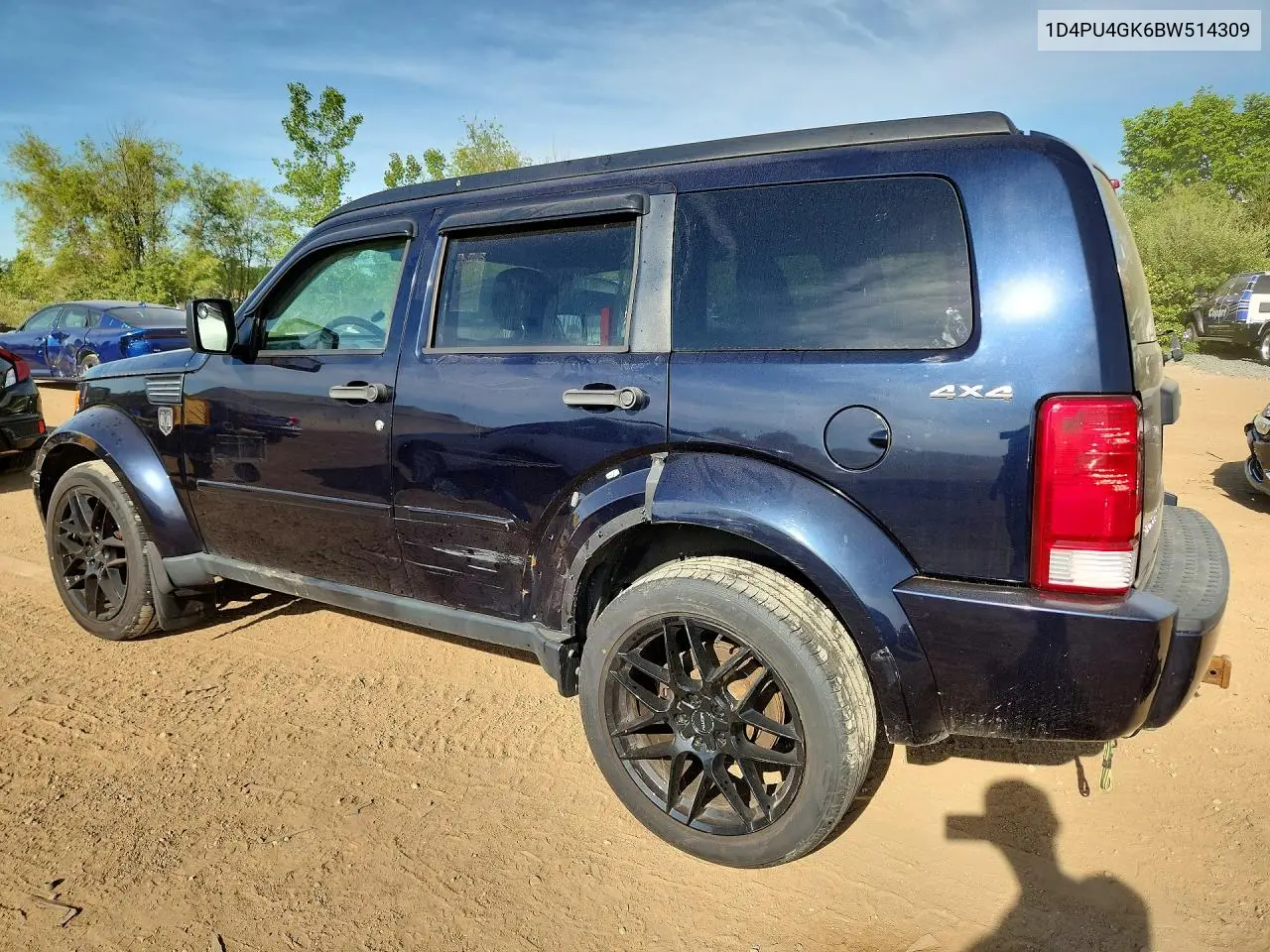 2011 Dodge Nitro Heat VIN: 1D4PU4GK6BW514309 Lot: 55135176