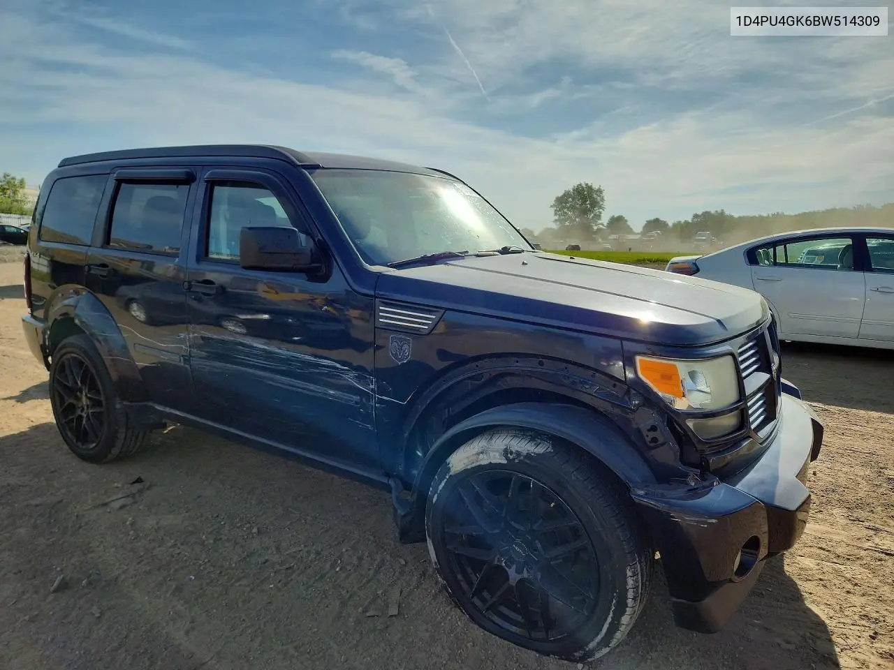 2011 Dodge Nitro Heat VIN: 1D4PU4GK6BW514309 Lot: 55135176