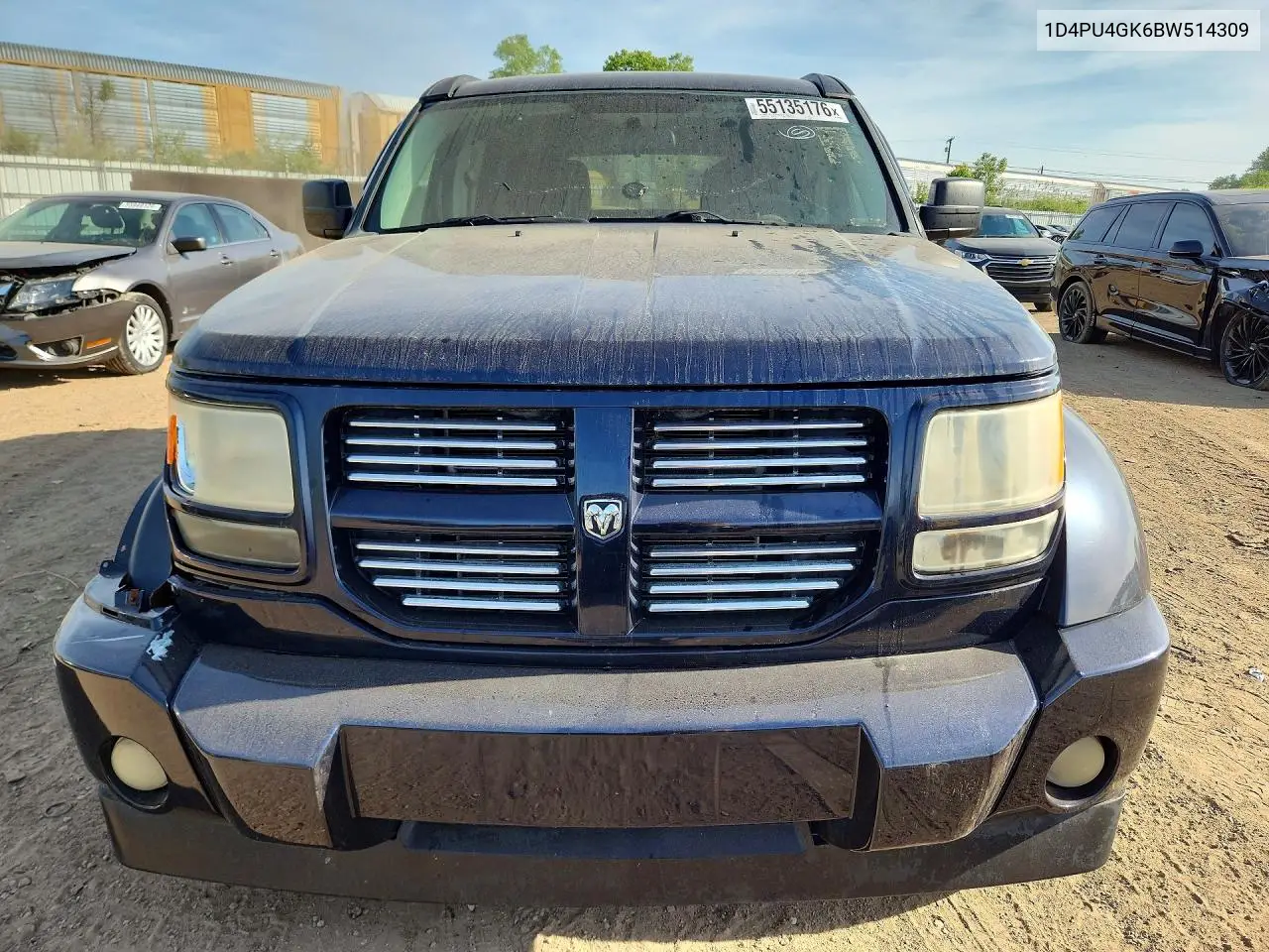 2011 Dodge Nitro Heat VIN: 1D4PU4GK6BW514309 Lot: 55135176