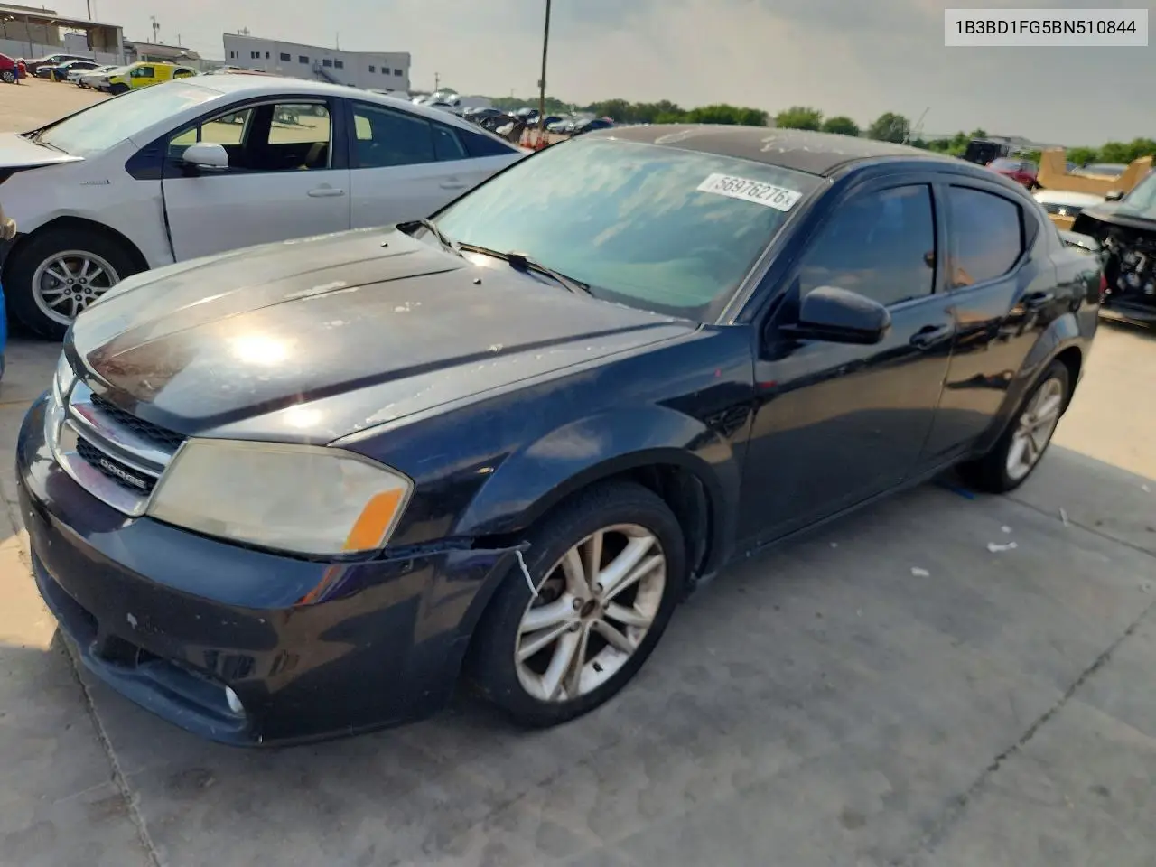 2011 Dodge Avenger Mainstreet VIN: 1B3BD1FG5BN510844 Lot: 56976276
