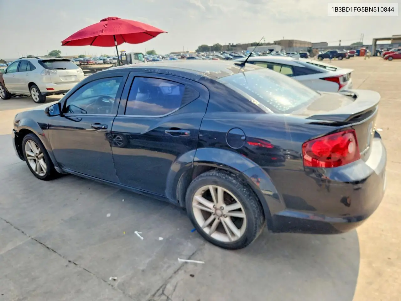 2011 Dodge Avenger Mainstreet VIN: 1B3BD1FG5BN510844 Lot: 56976276