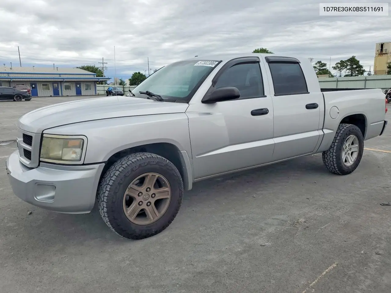2011 Dodge Dakota Slt VIN: 1D7RE3GK0BS511691 Lot: 57302386