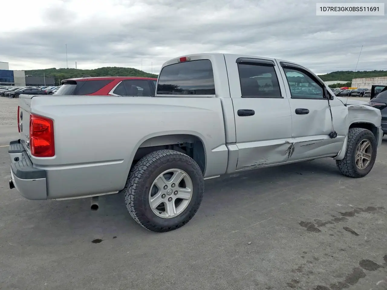 2011 Dodge Dakota Slt VIN: 1D7RE3GK0BS511691 Lot: 57302386