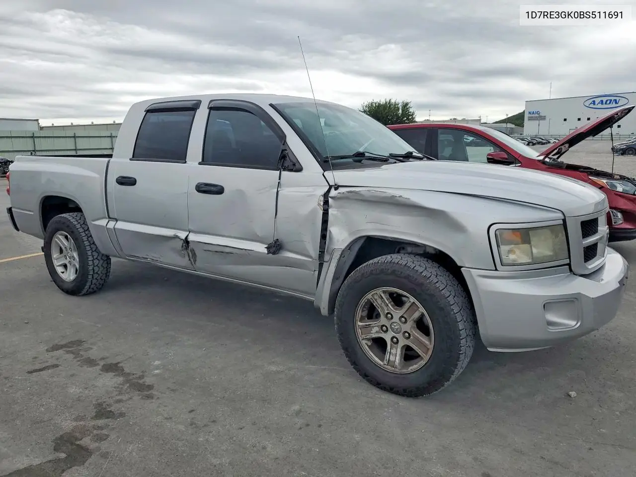 2011 Dodge Dakota Slt VIN: 1D7RE3GK0BS511691 Lot: 57302386