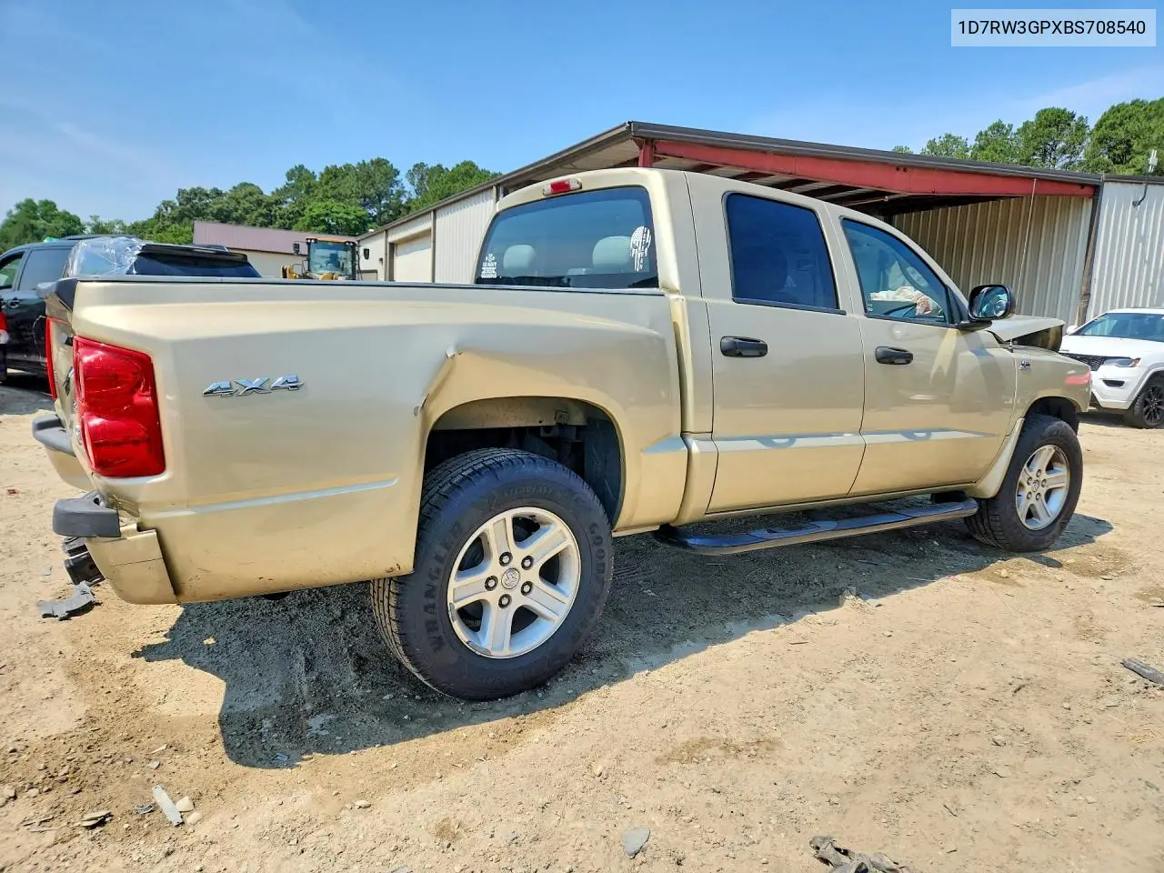 2011 Dodge Dakota Slt VIN: 1D7RW3GPXBS708540 Lot: 57508316