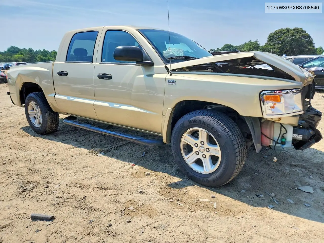 2011 Dodge Dakota Slt VIN: 1D7RW3GPXBS708540 Lot: 57508316