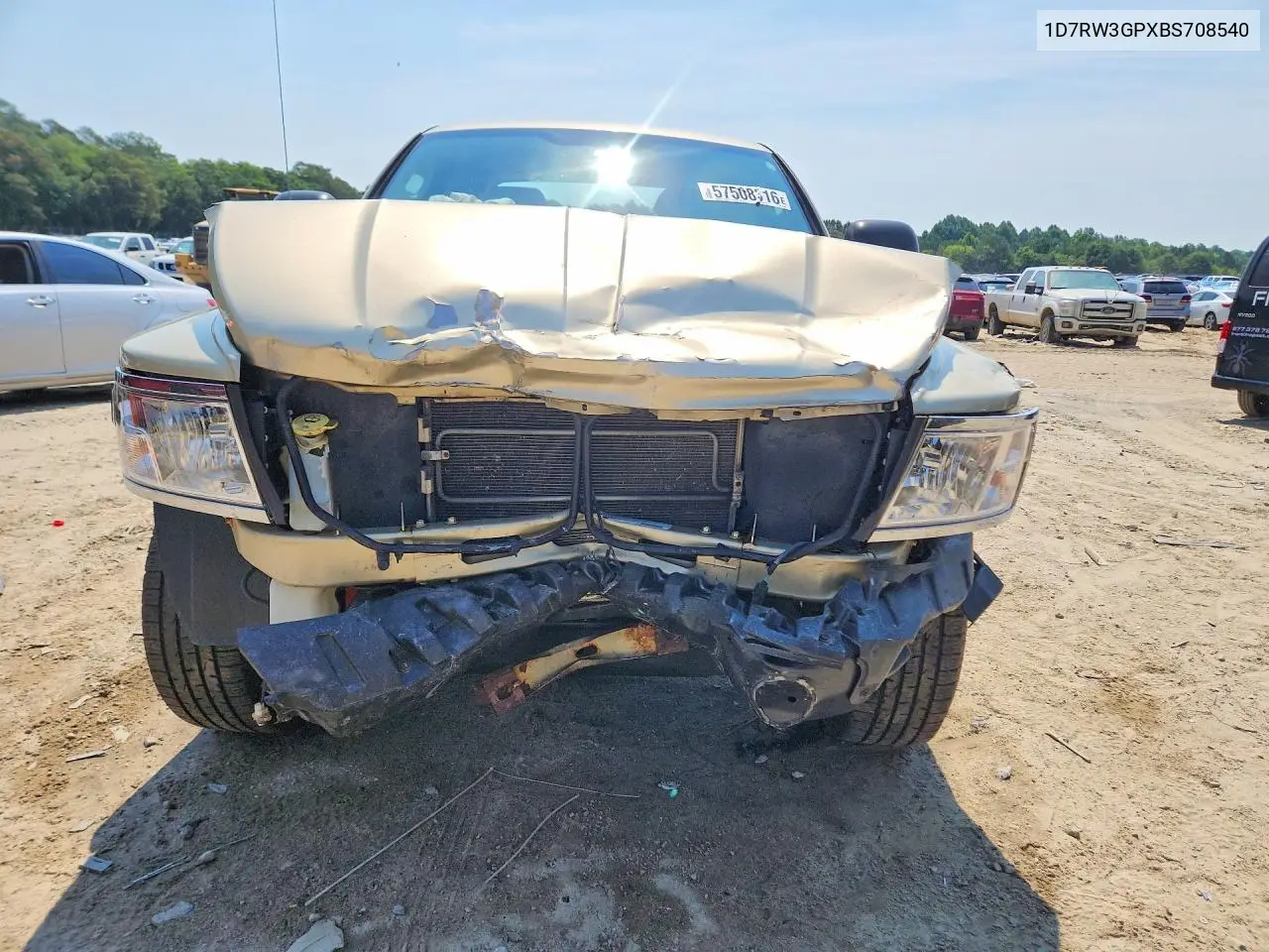 2011 Dodge Dakota Slt VIN: 1D7RW3GPXBS708540 Lot: 57508316
