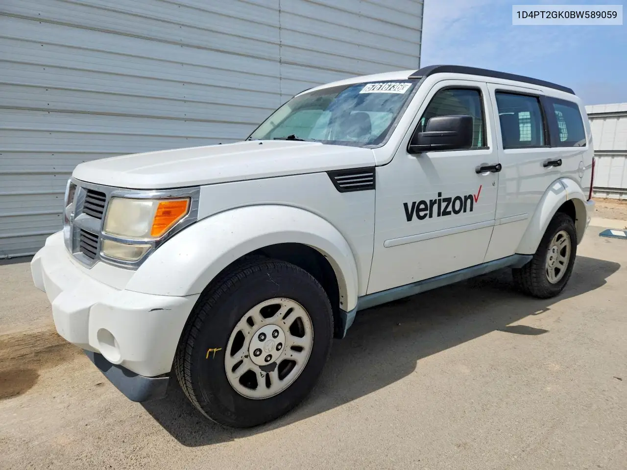 2011 Dodge Nitro Se VIN: 1D4PT2GK0BW589059 Lot: 57616736