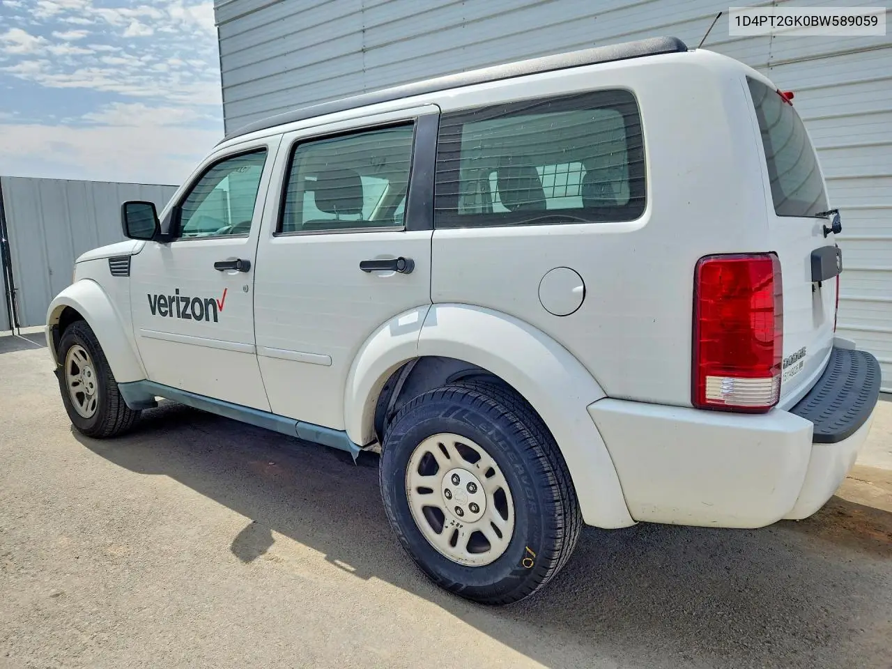 2011 Dodge Nitro Se VIN: 1D4PT2GK0BW589059 Lot: 57616736