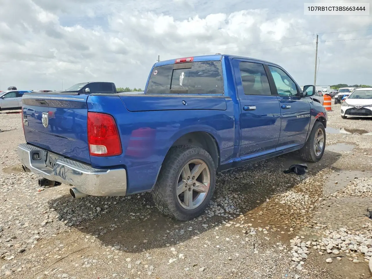 2011 Dodge Ram 1500 VIN: 1D7RB1CT3BS663444 Lot: 57654226