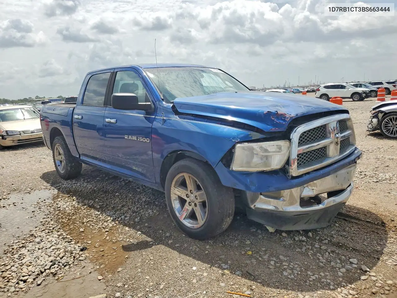2011 Dodge Ram 1500 VIN: 1D7RB1CT3BS663444 Lot: 57654226