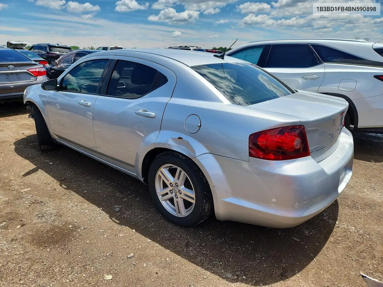 2011 Dodge Avenger Mainstreet VIN: 1B3BD1FB4BN590898 Lot: 58179086