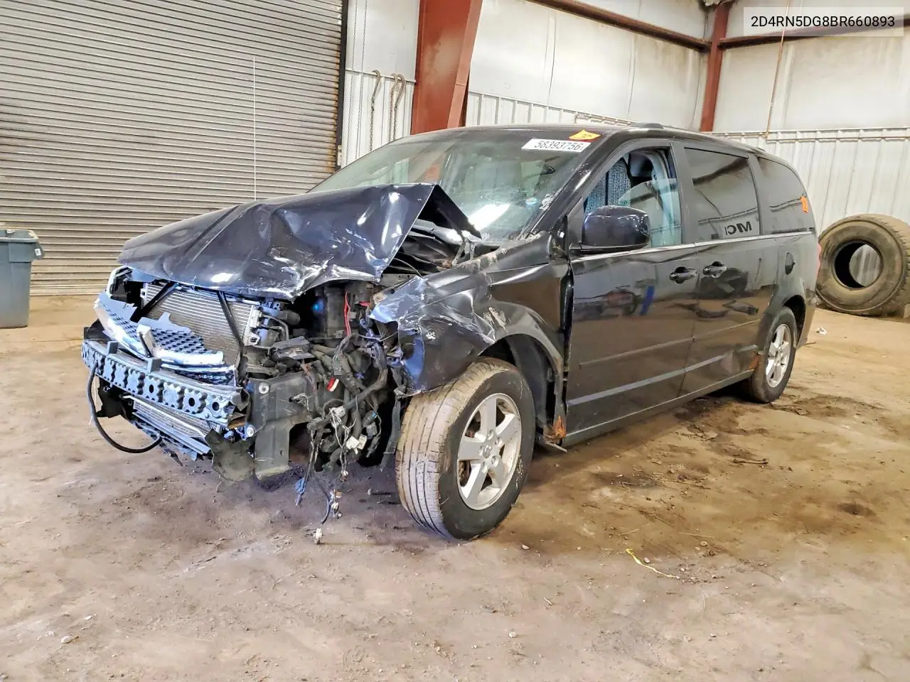 2011 Dodge Grand Caravan Crew VIN: 2D4RN5DG8BR660893 Lot: 58393756