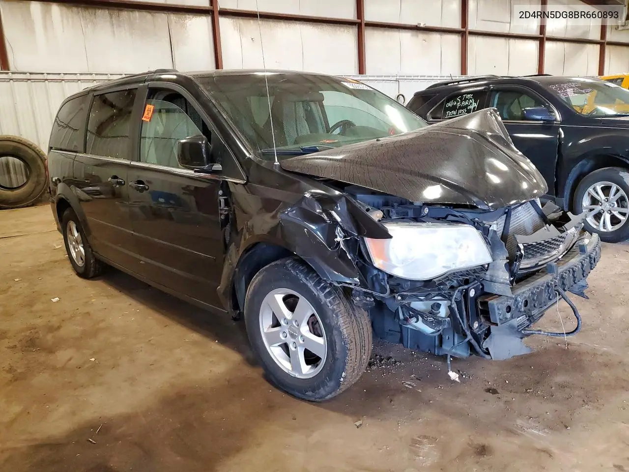 2011 Dodge Grand Caravan Crew VIN: 2D4RN5DG8BR660893 Lot: 58393756