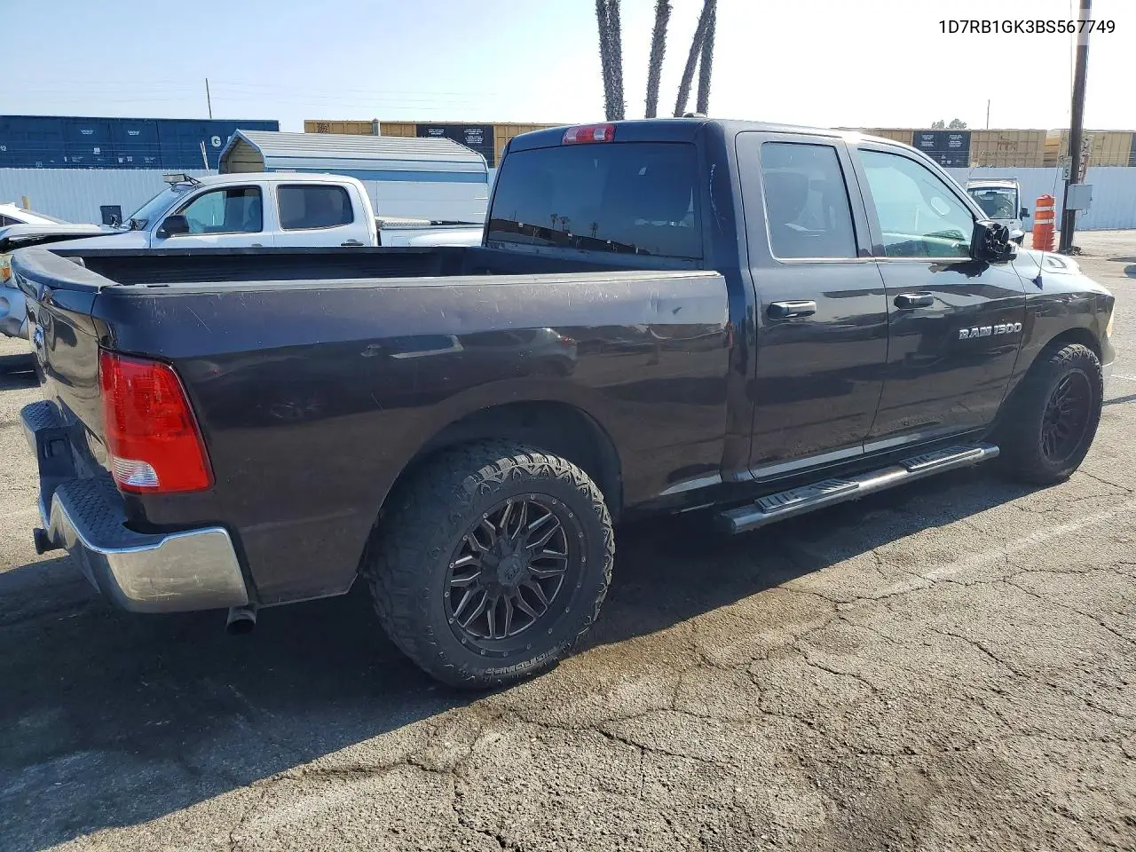 2011 Dodge Ram 1500 VIN: 1D7RB1GK3BS567749 Lot: 58406616