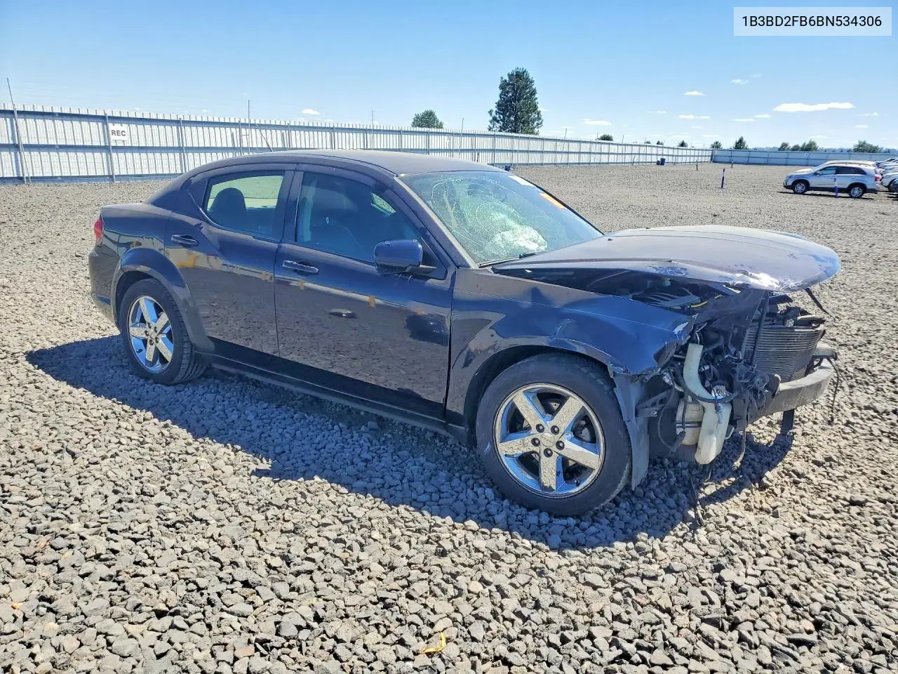 2011 Dodge Avenger Lux VIN: 1B3BD2FB6BN534306 Lot: 58410486