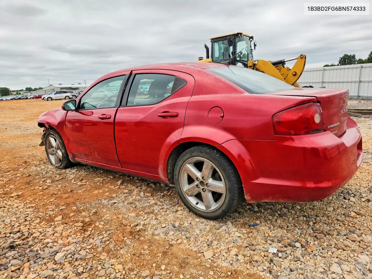 2011 Dodge Avenger Lux VIN: 1B3BD2FG6BN574333 Lot: 58547886