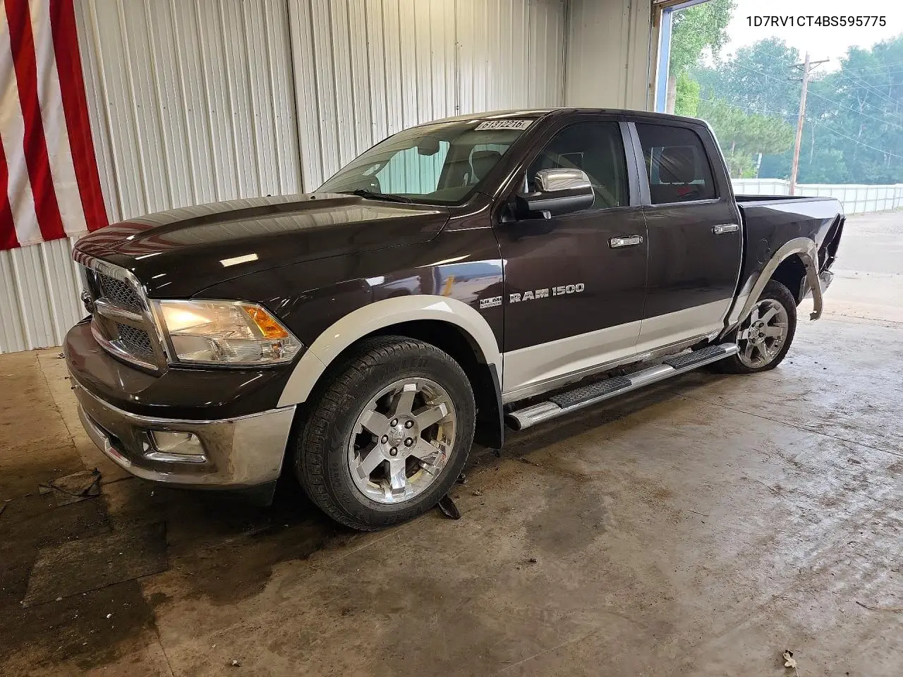 2011 Dodge Ram 1500 VIN: 1D7RV1CT4BS595775 Lot: 61312216