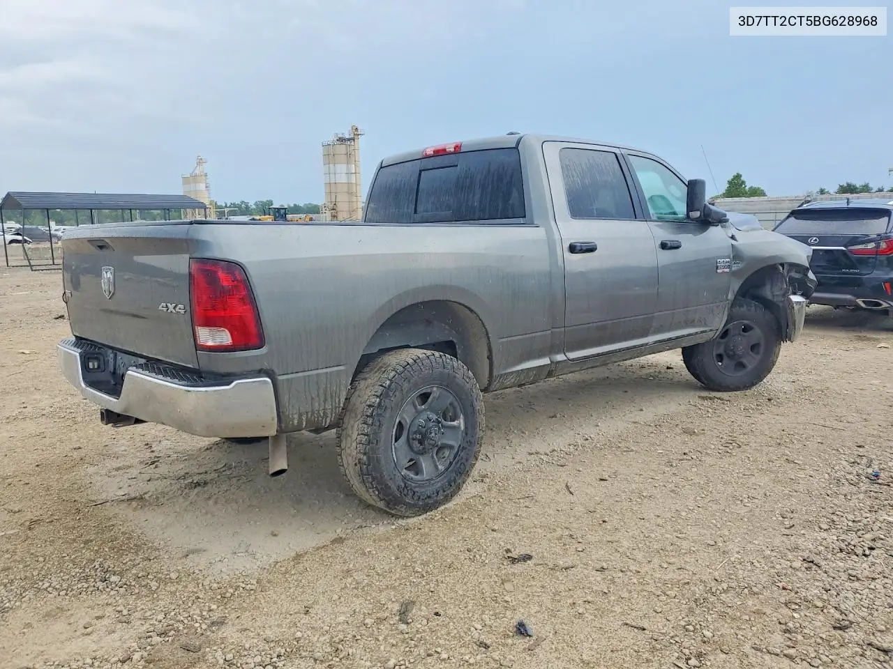 2011 Dodge Ram 2500 VIN: 3D7TT2CT5BG628968 Lot: 61410136