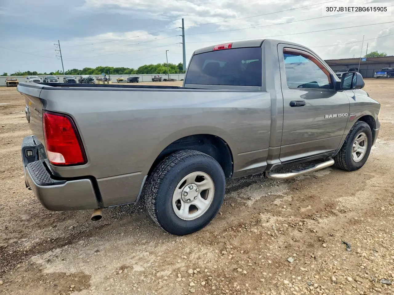 2011 Dodge Ram 1500 VIN: 3D7JB1ET2BG615905 Lot: 61607246